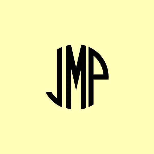 Kreative Runde Anfangsbuchstaben Jmp Logo Wird Geeignet Sein Für Welches — Stockvektor
