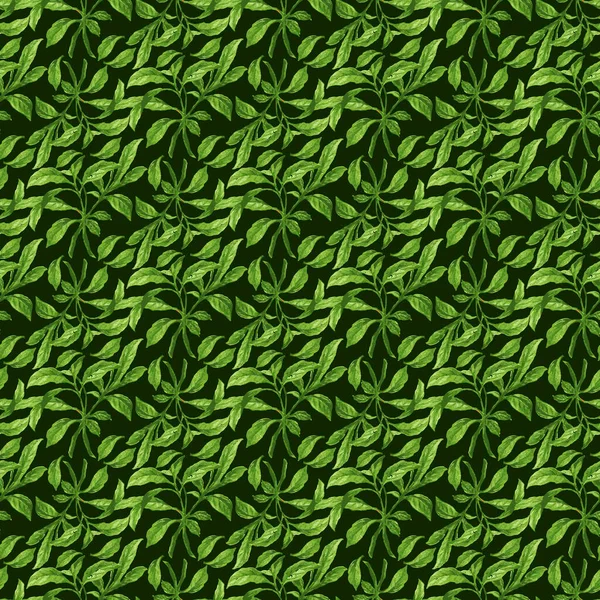 Camellia Leaf Seamless Pattern Design — 图库矢量图片