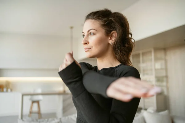 Fitness Sağlığı Güçlü Bir Vücudu Destekleyen Bir Spordur Samimi Apa — Stok fotoğraf