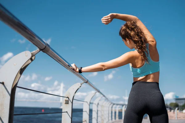 Fitness Och Hälsosam Livsstil Smart Klocka För Att Mäta Pulsen — Stockfoto