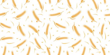 Buğday desenli kulak. Fırın ya da ekmek arkaplanı