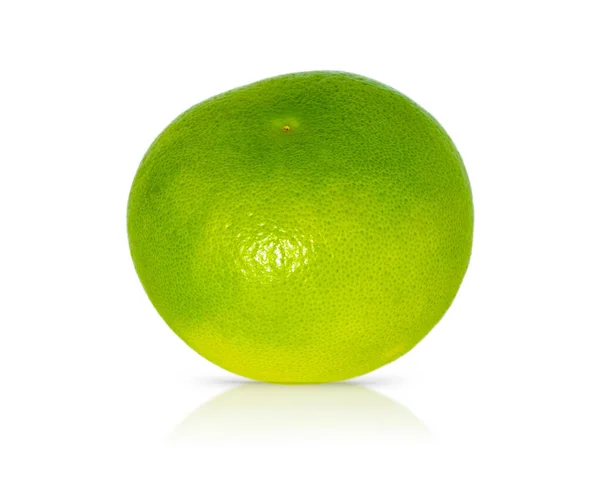 Isolat Grön Sweety Vit Bakgrund Grön Frukt — Stockfoto