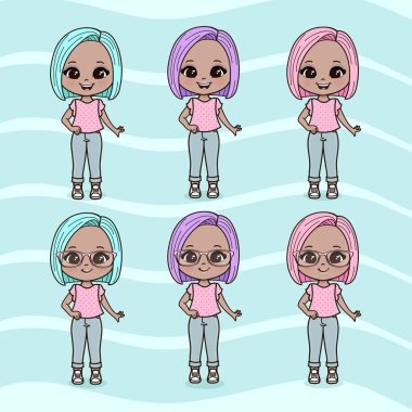 Şirin Küçük Kızlar Çizimi