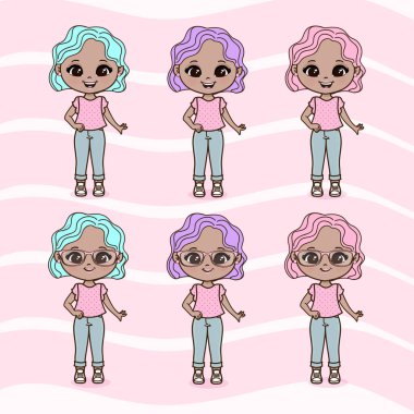 Şirin Küçük Kızlar Çizimi