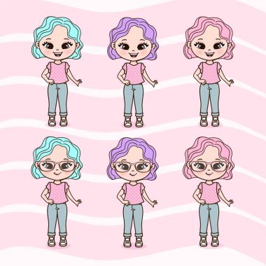 Şirin Küçük Kızlar Çizimi