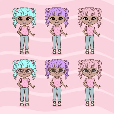 Şirin Küçük Kızlar Çizimi