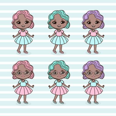 Şirin Küçük Kızlar Çizimi