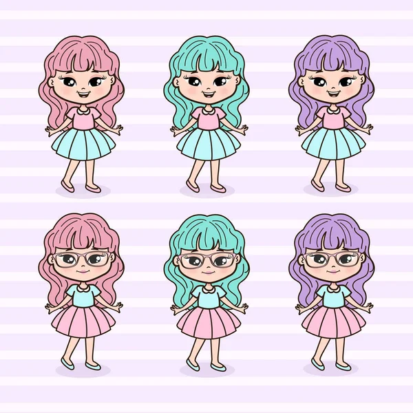 Şirin Küçük Kızlar Çizimi