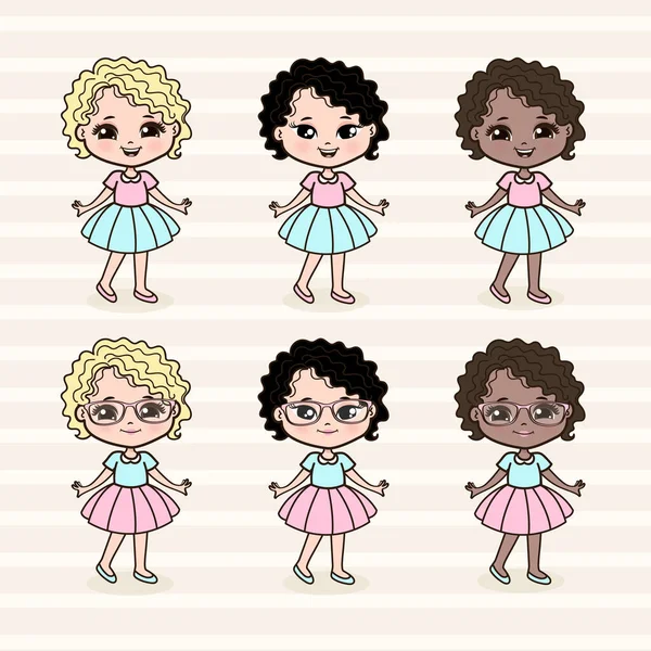 Şirin Küçük Kızlar Çizimi