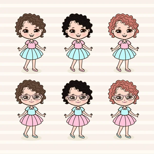 Şirin Küçük Kızlar Çizimi