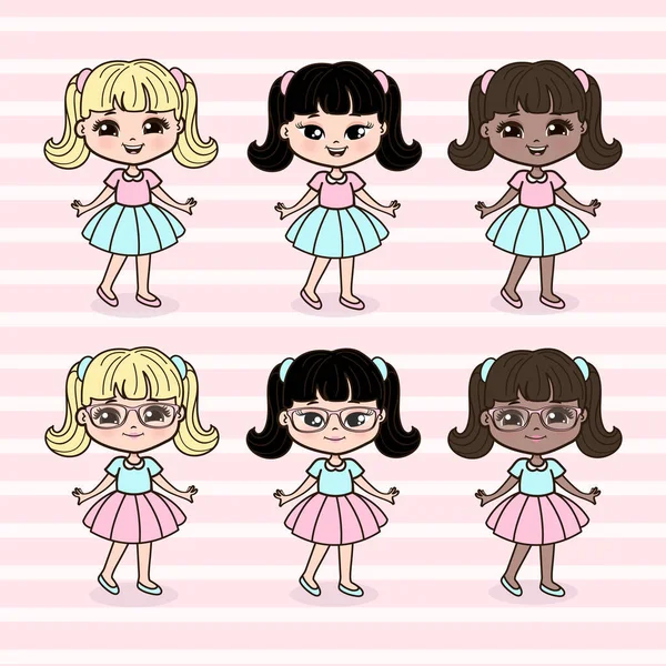 Şirin Küçük Kızlar Çizimi