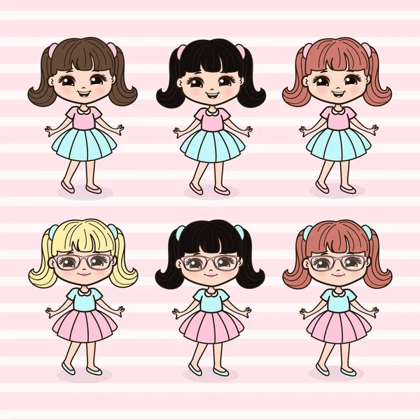 Şirin Küçük Kızlar Çizimi