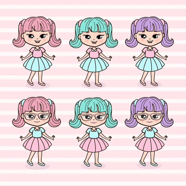 Şirin Küçük Kızlar Çizimi