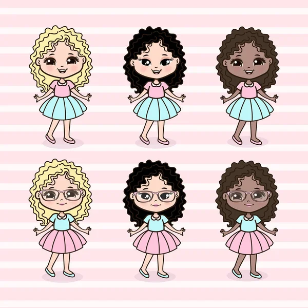 Şirin Küçük Kızlar Çizimi