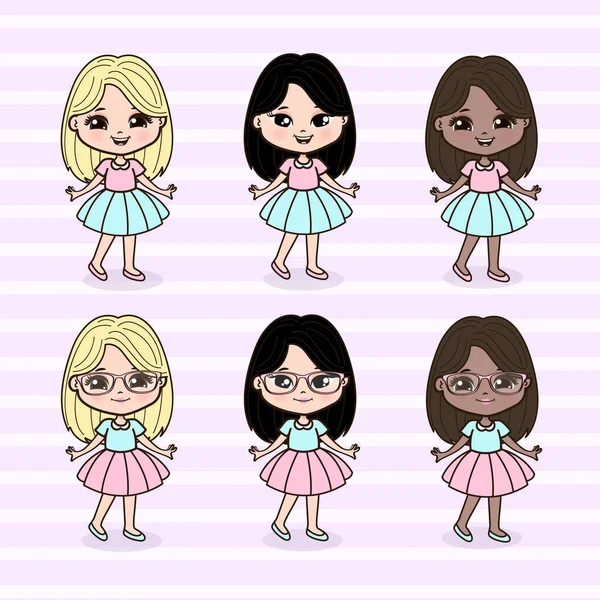 Şirin Küçük Kızlar Çizimi