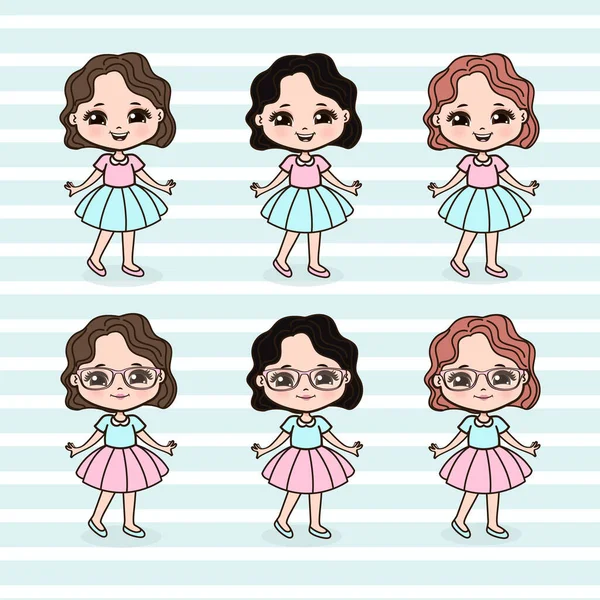 Şirin Küçük Kızlar Çizimi