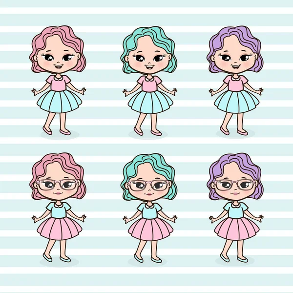 Şirin Küçük Kızlar Çizimi