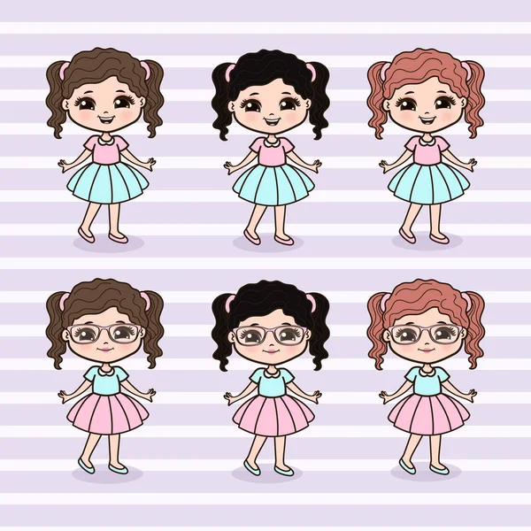 Şirin Küçük Kızlar Çizimi