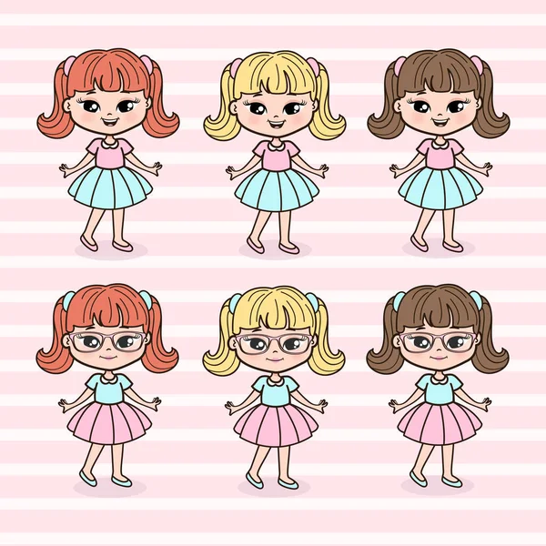 Şirin Küçük Kızlar Çizimi