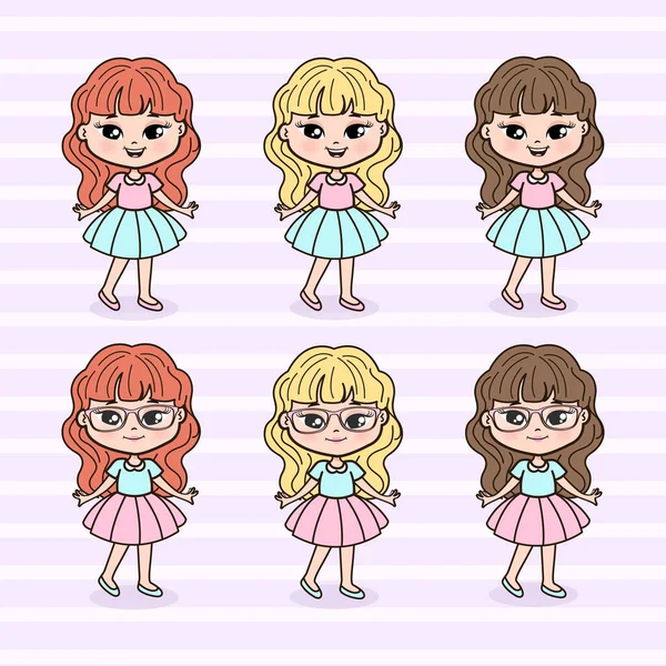 Şirin Küçük Kızlar Çizimi