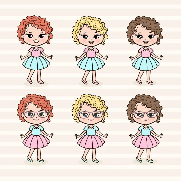 Şirin Küçük Kızlar Çizimi