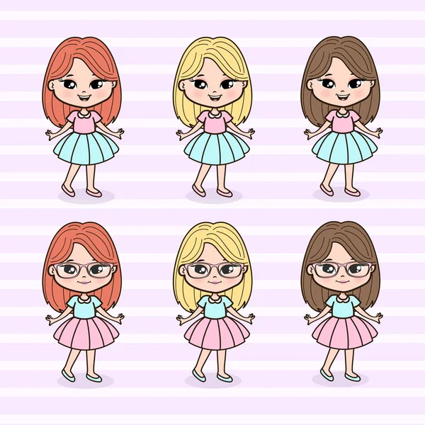 Şirin Küçük Kızlar Çizimi