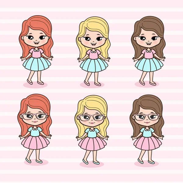 Şirin Küçük Kızlar Çizimi