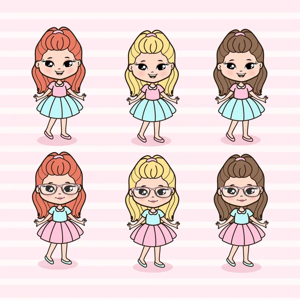 Şirin Küçük Kızlar Çizimi