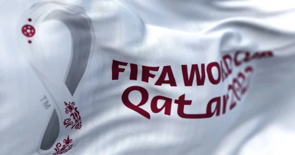Ντόχα Οκτώβριος 2022 Γκρο Πλαν Άποψη Της Fifa Qatar 2022 — Φωτογραφία Αρχείου