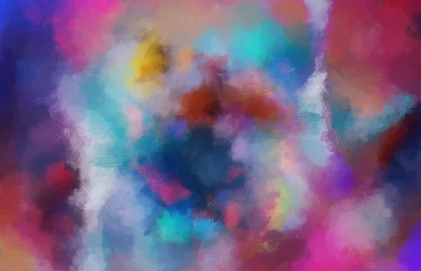 色彩艳丽的水彩背景 抽象的无色鱼群矢量 — 图库矢量图片