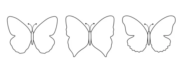 Beyaz arka planda siyah çizgili kelebekler.