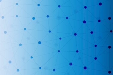 Teknoloji çizgilerine sahip soyut mavi arkaplan