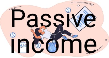 Pasif gelir ve borsada para kazanma. Kadın kâr elde ediyor, yatırımlardan para kazanıyor.