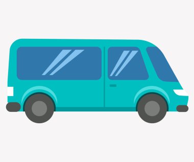 Kamyon, kamyon ikonu. Teslimat, lojistik konsept. Malları dünya çapında taşımak için römorklu vagon