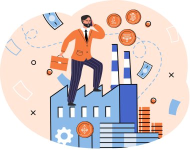 Dijital ödeme sistemi, açık kaynak programı. İşadamı, kripto para yatırımı projesinde çalışıyor. Çevrimiçi para madenciliği ve engelleme teknolojisi. Sanal madeni paralar, İnternet pazarı