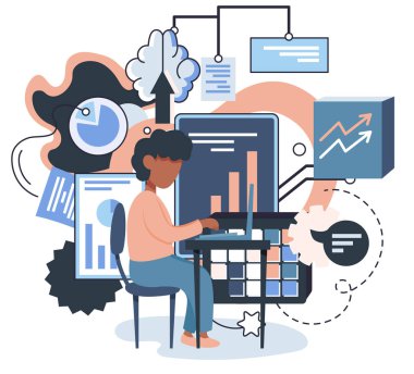 Stratejik kararlar almak için analitik bilgi toplayan ticari istihbarat veri analizi