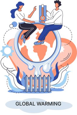 Küresel ısınma, iklim değişikliği, ormansızlaşma, küresel ısınma, bitki ve kuraklık kavramı