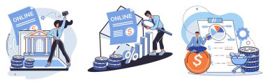 Çevrimiçi bankacılık sistemi, finansal danışmanlık, tasarruf hesabı. Mobil ödeme, nakit işlemler