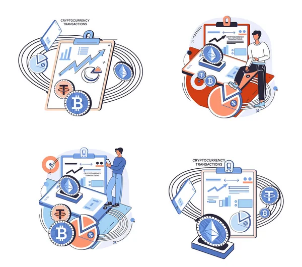 Kripto döviz platformu ve blok zinciri. Bitcoin madencilik, döviz platformu, yatırım teknolojisi