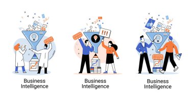 Stratejik kararlar almak için analitik bilgi toplayan ticari istihbarat veri analizi