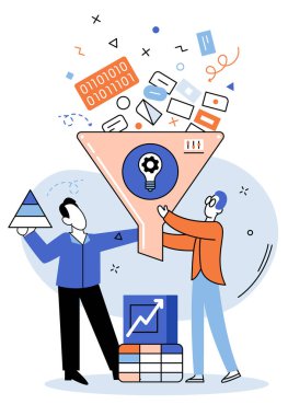 Stratejik kararlar almak için analitik bilgi toplayan ticari istihbarat veri analizi