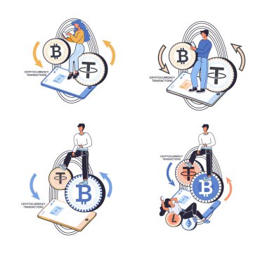 Kripto döviz platformu ve blok zinciri. Bitcoin madencilik, döviz platformu, yatırım teknolojisi