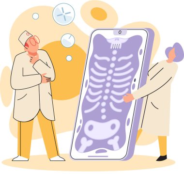 Çevrimiçi tıbbi hizmetler mobil uygulama, danışma ve reçeteli ilaç, teşhis metaforu, e-sağlık