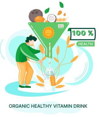 Organik sağlıklı vitamin içeceği, vejetaryen fındık sütü. Alternatif metaforun vejetaryen ürünü