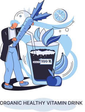 Organik sağlıklı vitamin içeceği, vejetaryen fındık sütü. Alternatif metaforun vejetaryen ürünü