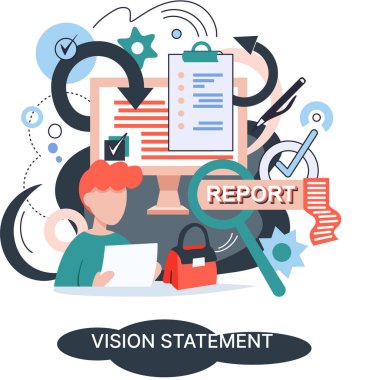 Vizyon beyanı, ana iş fikrinin tanımı, iş formatı, rakiplere karşı avantaj