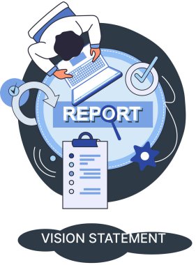 Vizyon beyanı, ana iş fikrinin tanımı, iş formatı, rakiplere karşı avantaj