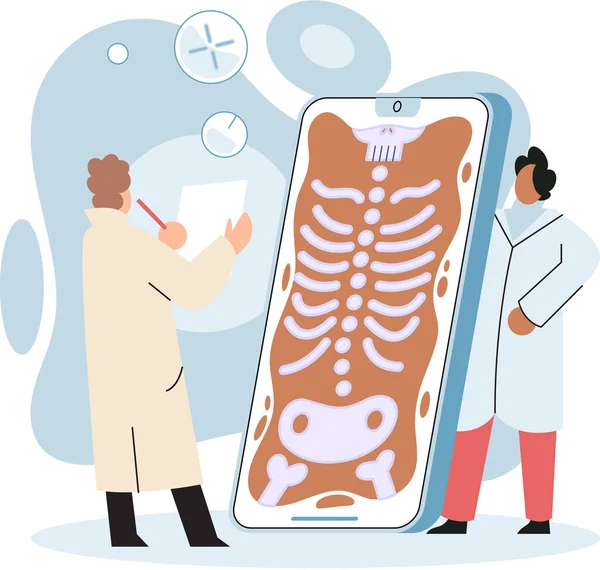 Çevrimiçi tıbbi hizmetler mobil uygulama, danışma ve reçeteli ilaç, teşhis metaforu, e-sağlık