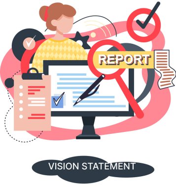 Vizyon beyanı, ana iş fikrinin tanımı, iş formatı, rakiplere karşı avantaj