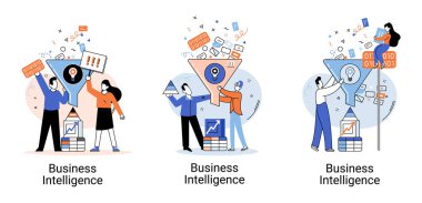 Stratejik kararlar almak için analitik bilgi toplayan ticari istihbarat veri analizi